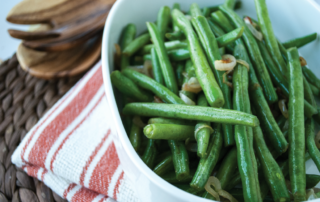 Healthy Recipe Green Beans with Shallots