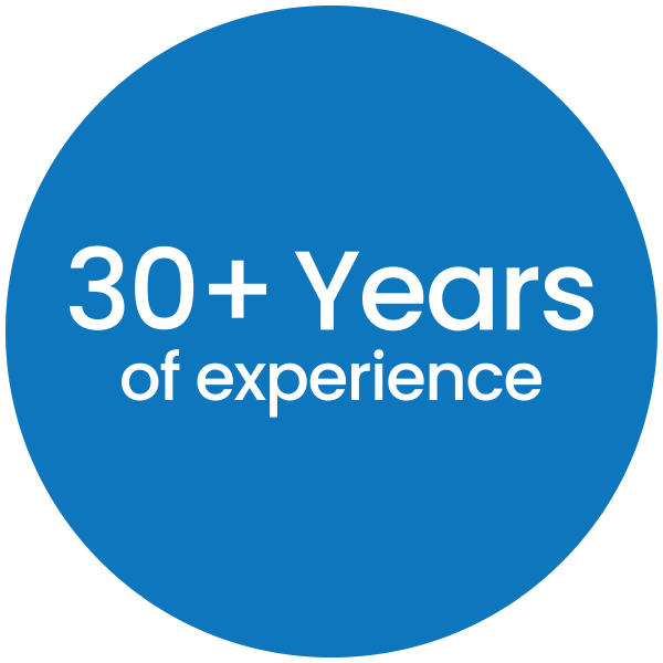 30 Years of Experience 30 Years of Experience