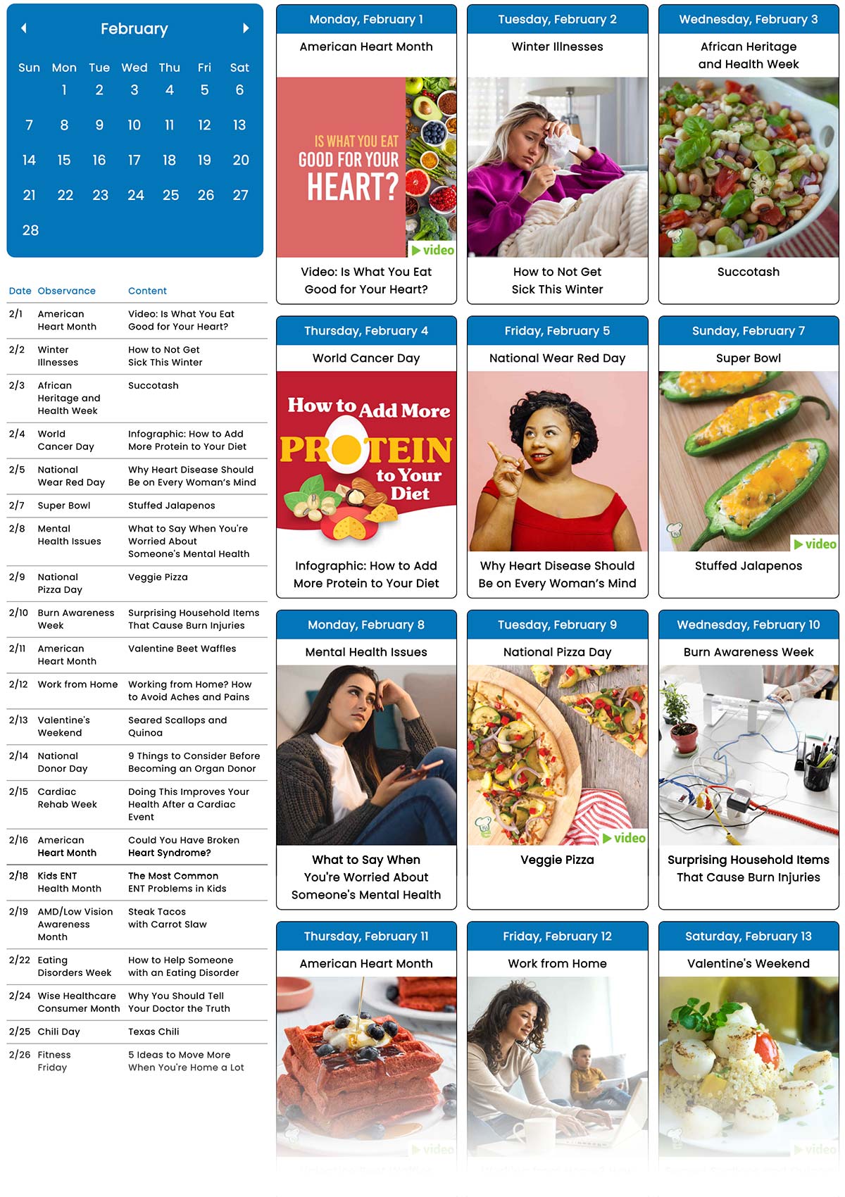 February Social Media Guide February Social Media Guide