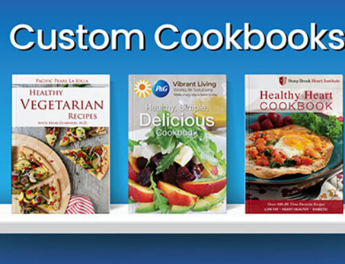Custom cookbooks for health brands are a valuable incentive to welcome the community back to your health system.