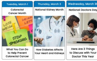 March 2022 Health Days Calendar