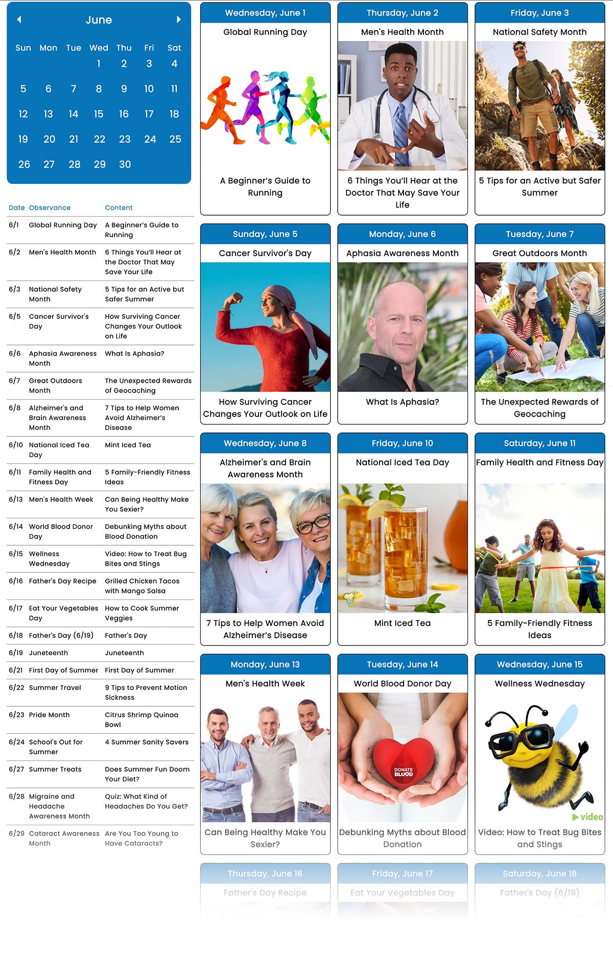 June Social Media Guide