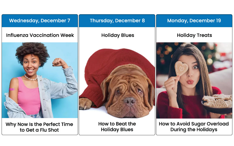 December Health Days Calendar
