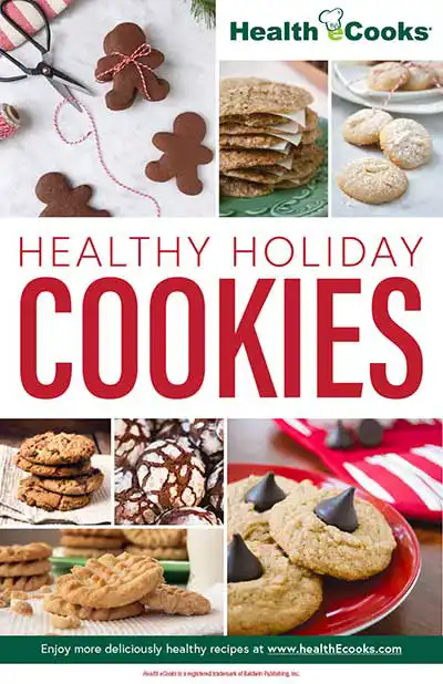 Healthy Holiday Cookies Digital Cookbook Cover