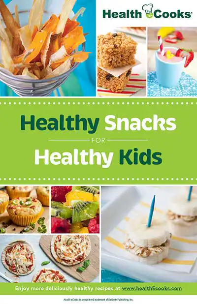 Healthy Snacks for Healthy Kids Digital Cookbook Cover