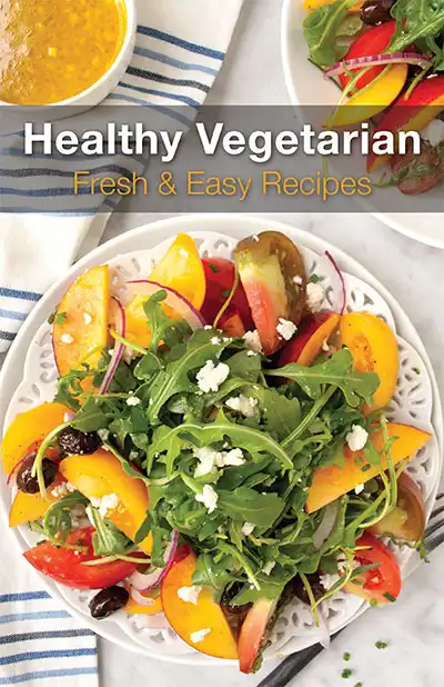 Healthy Vegetarian Digital Cookbook Cover