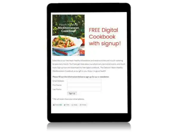 Lead Generation Cookbooks & Wellness Guides