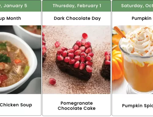National Food Days Calendar 2024